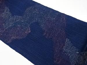リサイクル　すくい織抽象模様織出し夏用袋帯
